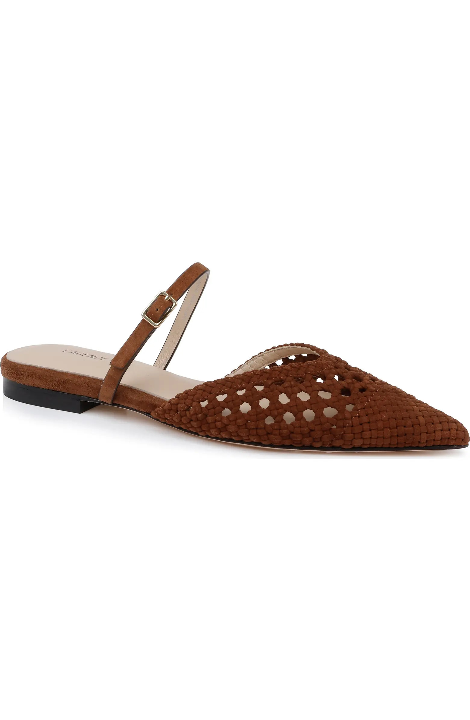 L'AGENCE Jacklyn Mary Jane Pointed Cap Toe Mule (Women) | Nordstrom | Nordstrom