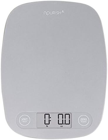 GreaterGoods Digital Food Kitchen Scale, Multifunction Scale Measures in Grams and Ounces (Ash Grey) | Amazon (US)
