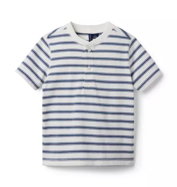 Striped Jersey Henley | Janie and Jack