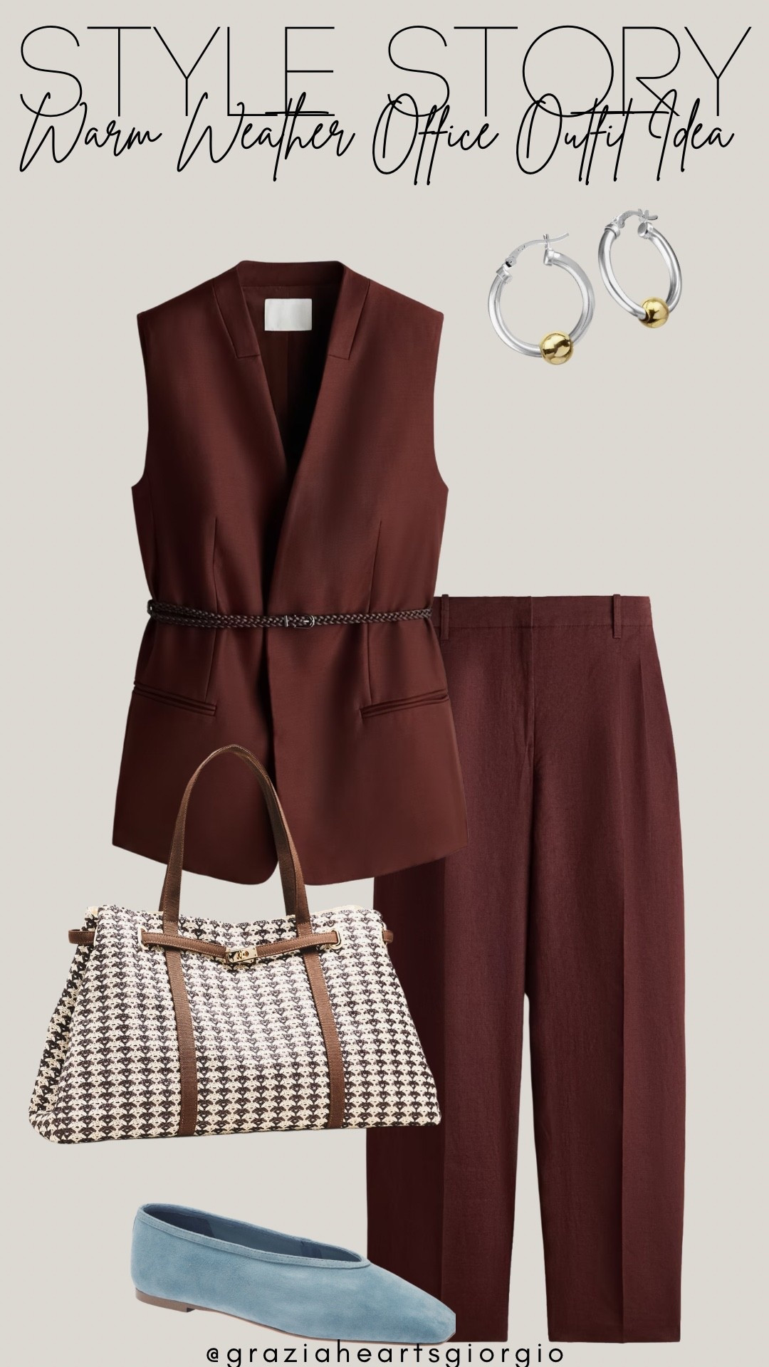 Warm Weather Office Outfit Idea 
.
#officewear

#LTKootd #LTKWorkwear