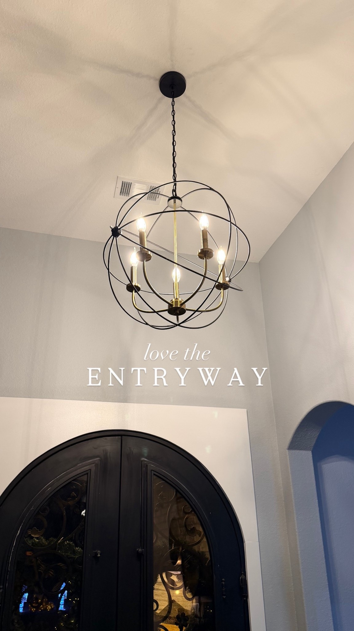 Wayfair 5 light sphere chandelier for our entry way. This exact one in Themis color-way is sold out, but linked similar! 

#LTKOver40 #LTKHome #LTKHoliday