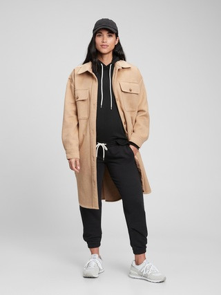 Maternity Fleece Under Belly Joggers | Gap (US)