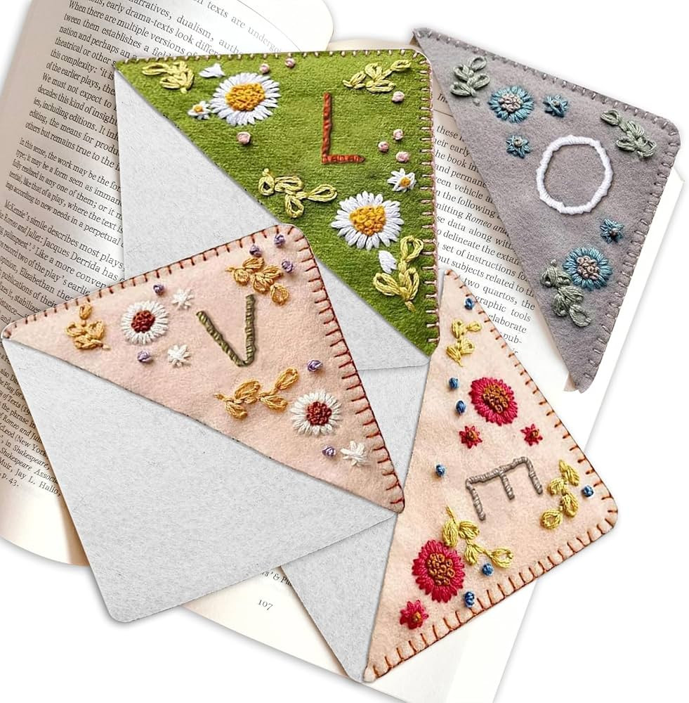 Personalized Custom Bookmark Corner Unique Gifts for Women, Book Lovers Gifts for Readers, Hand E... | Amazon (US)