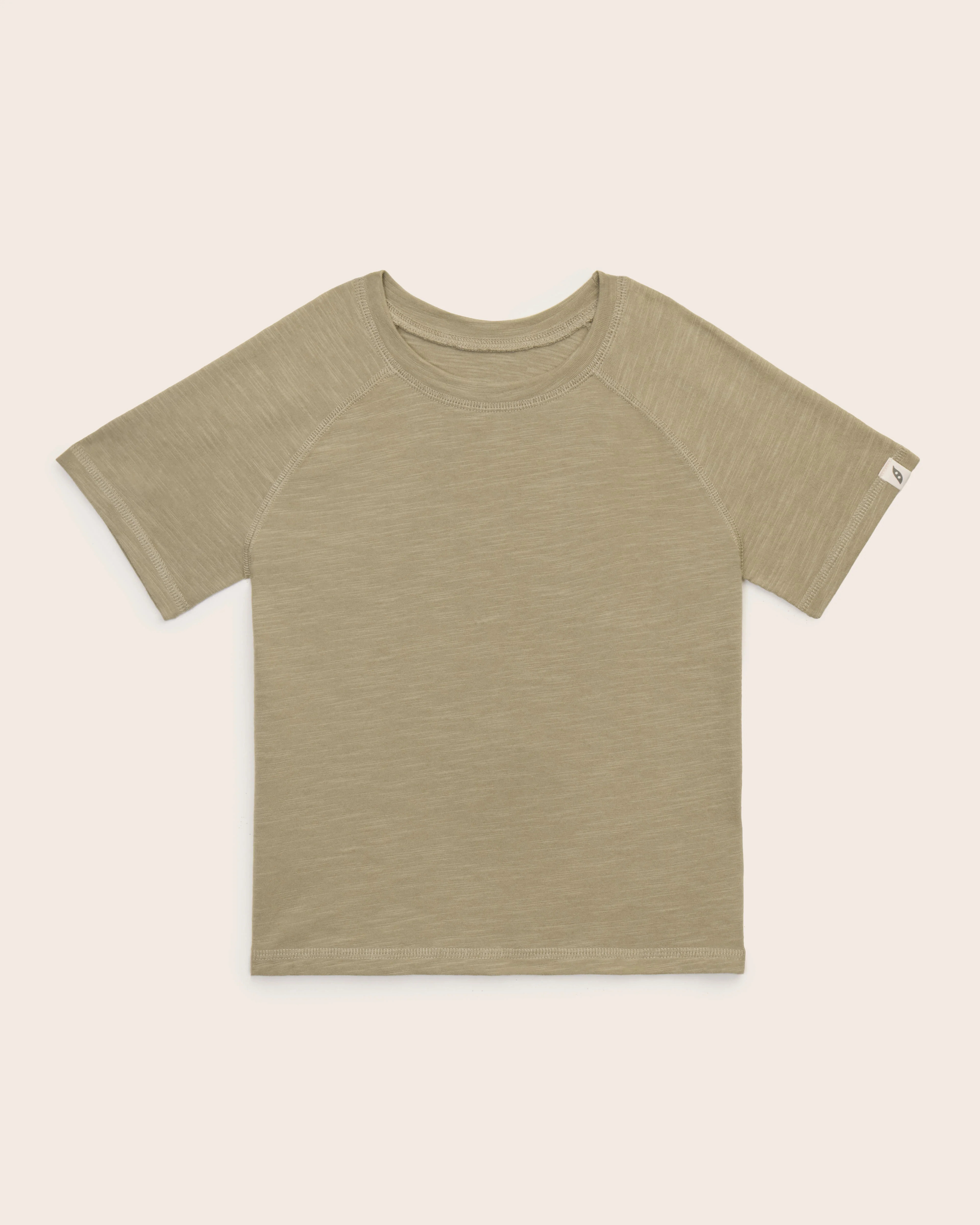 Organic Cotton Essential Toddler Boy Raglan Tee | easy-peasy