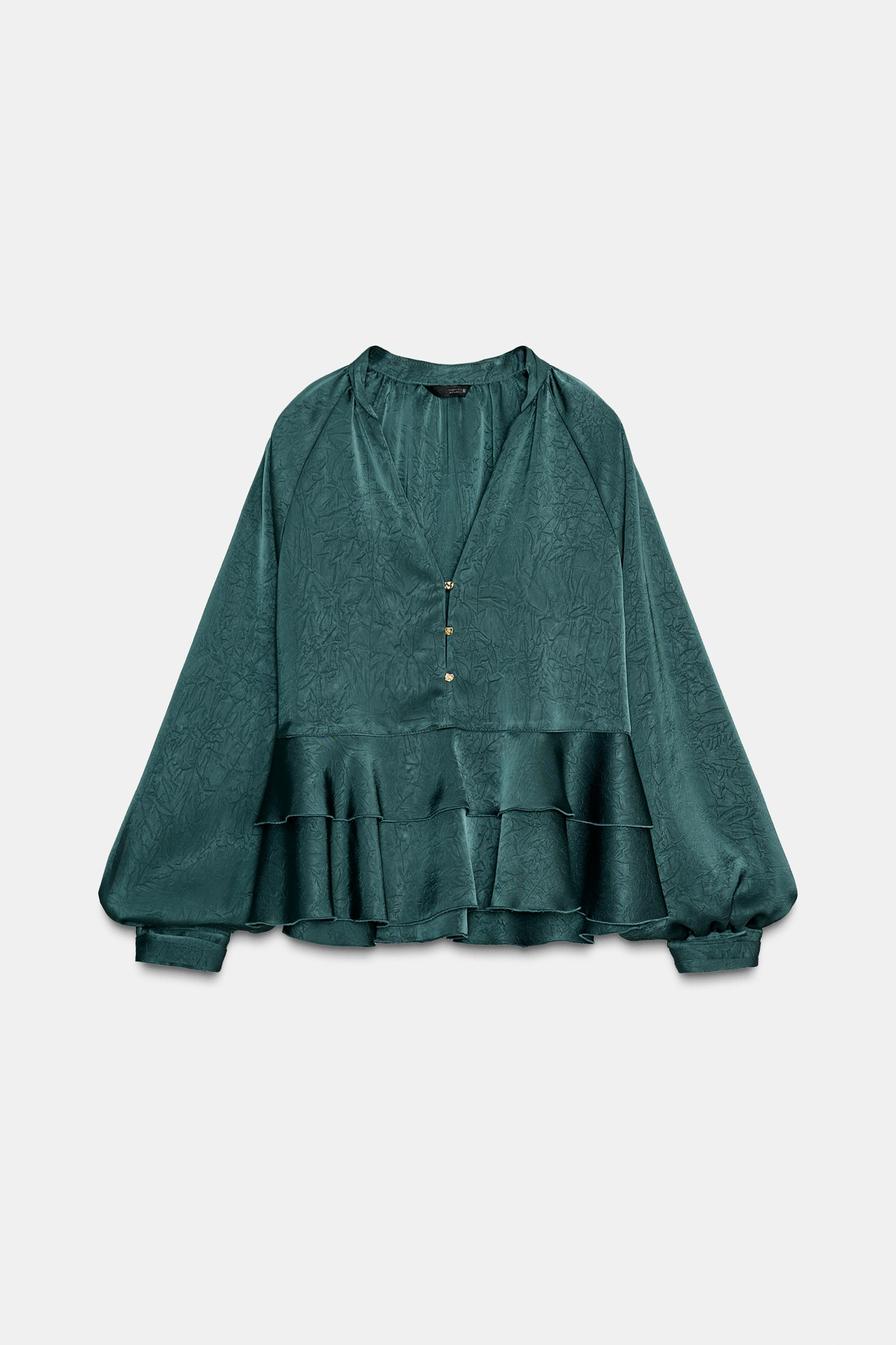 RUFFLED BLOUSE | Zara US
