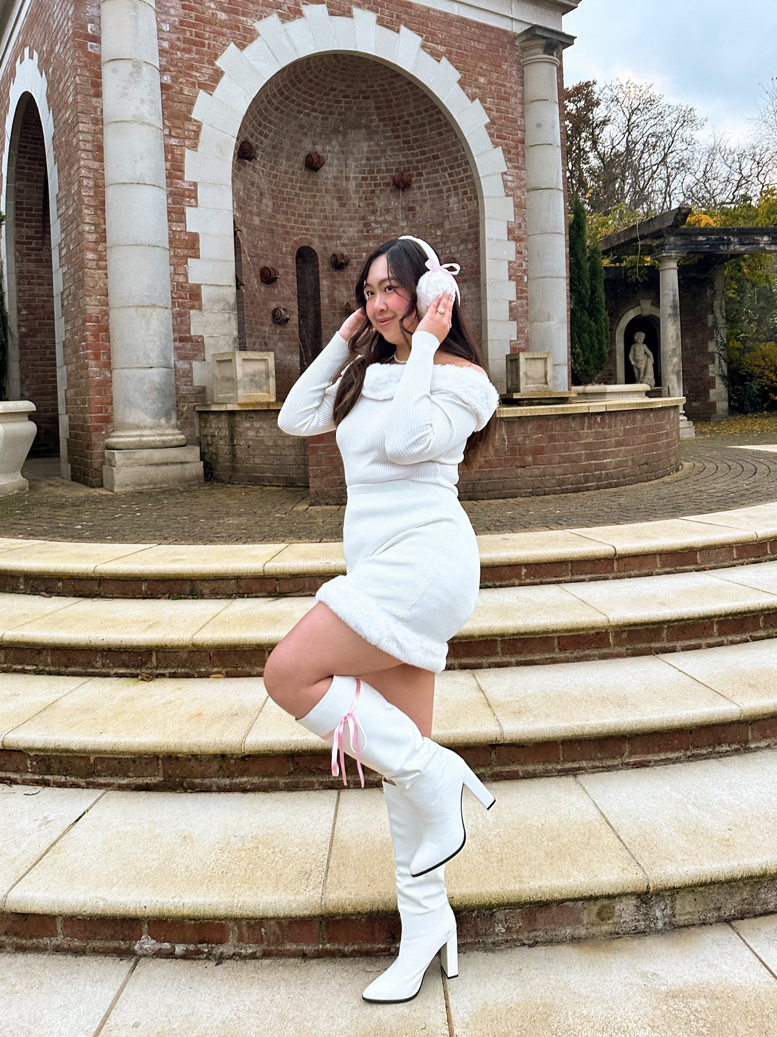 Cutest white faux fur set for winter🤍❄️
Giving snow angel/ snow bunny vibes🐇

Winter style, white fur set, faux fur skirt, faux fur top, winter fashion, earmuffs, bow earmuffs

#LTKHoliday #LTKSeasonal #LTKstyletip