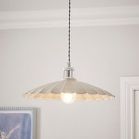Maya Scalloped Metal Easy Fit Pendant Shade | Dunelm (migrated)