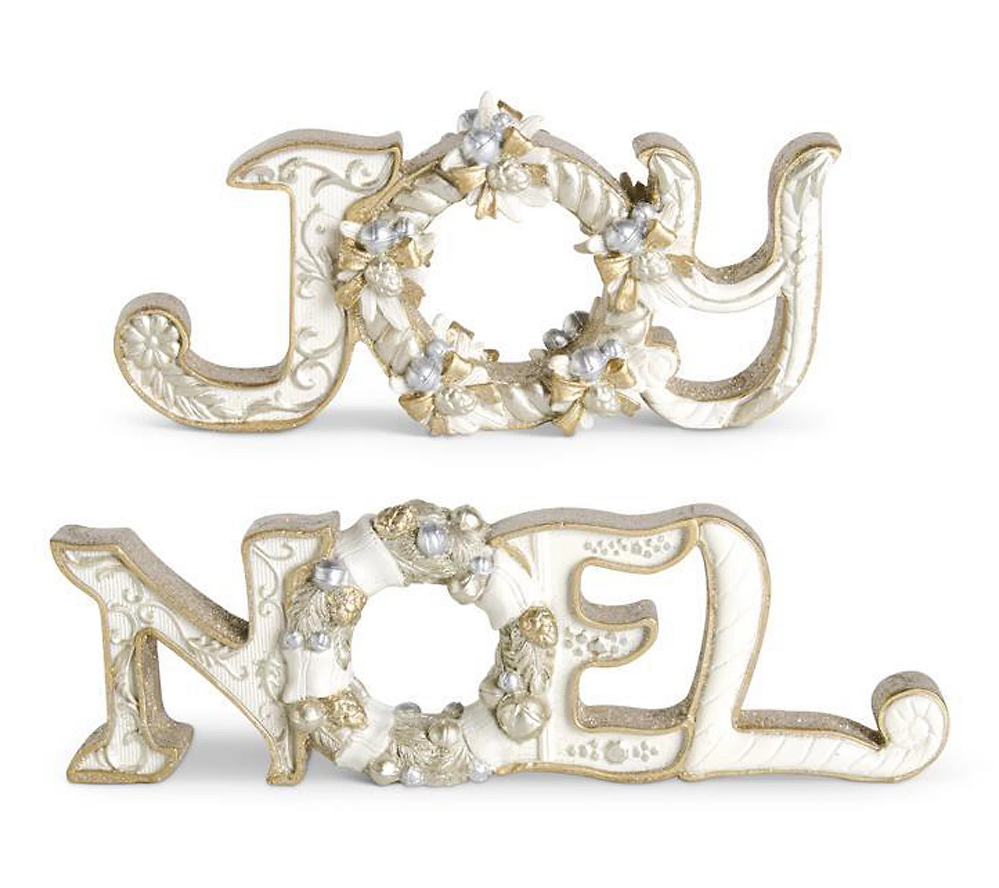 RC Home Decor-Joy & Noel Tabletop Signs Christm s D  cor | QVC