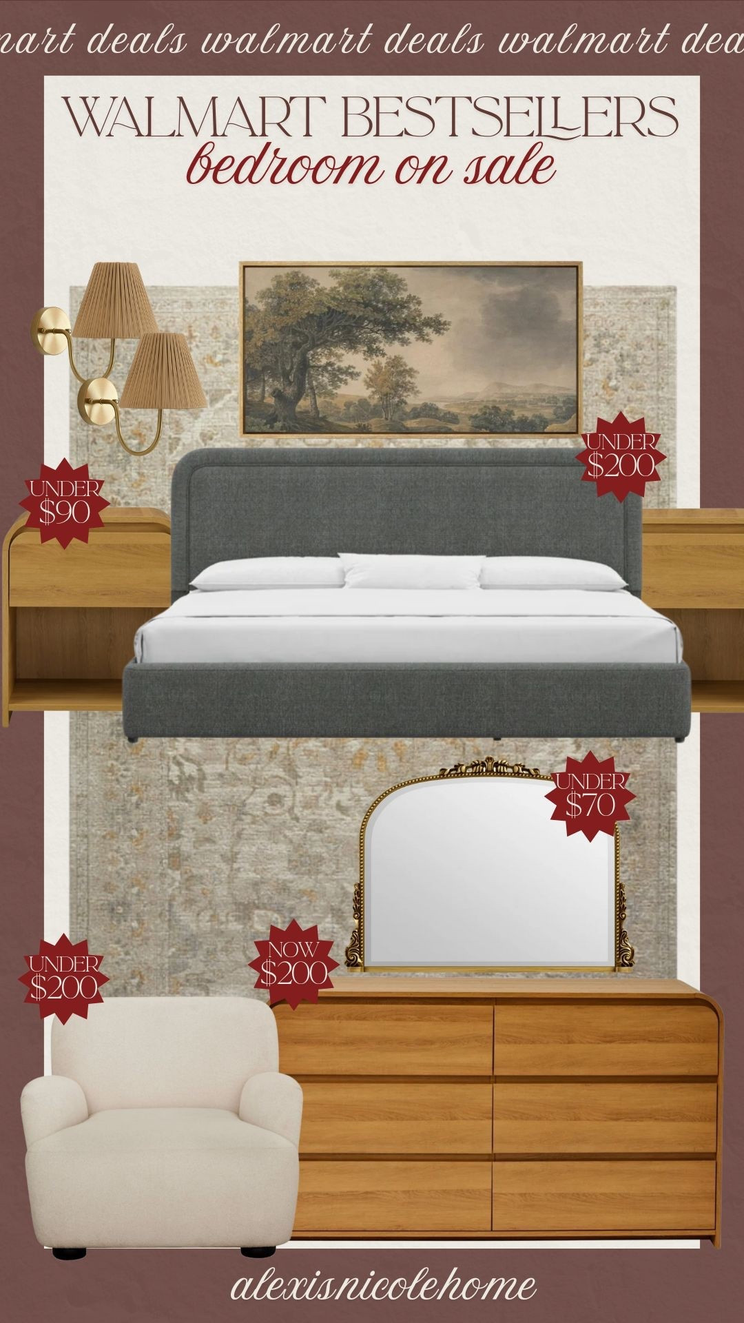 Bedroom on sale 🚨 the coziest look from Walmart on sale! 

#LTKHome #LTKSaleAlert #LTKSeasonal