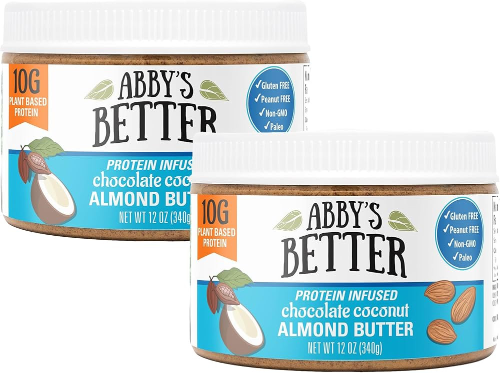 Abby's Better - Chocolate Coconut Nut Butter Jar - 2PK | Amazon (US)