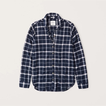 Boyfriend Flannel Shirt | Abercrombie & Fitch (US)
