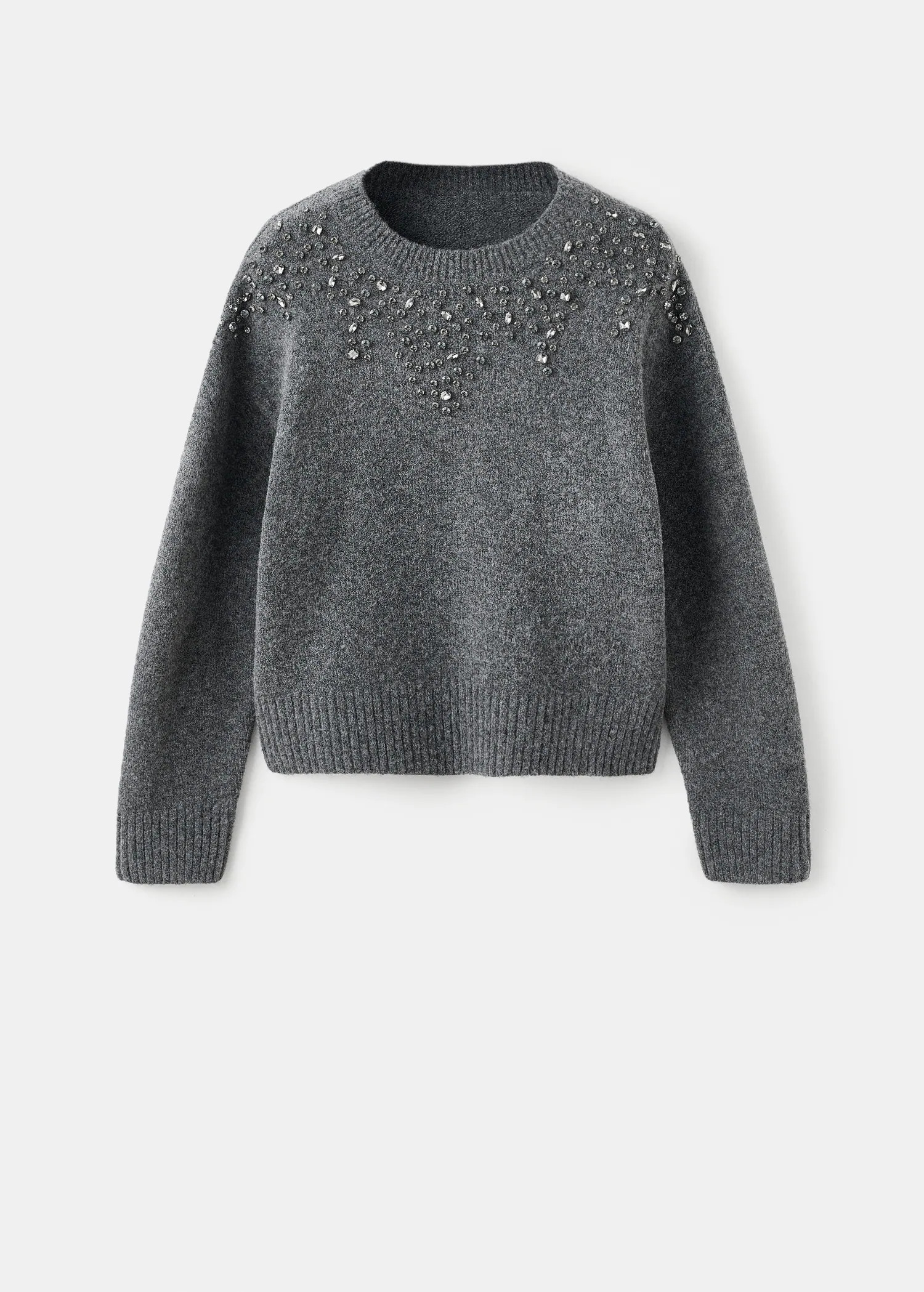 Knitted sweater with sequins - Women | MANGO United Kingdom | MANGO (UK)