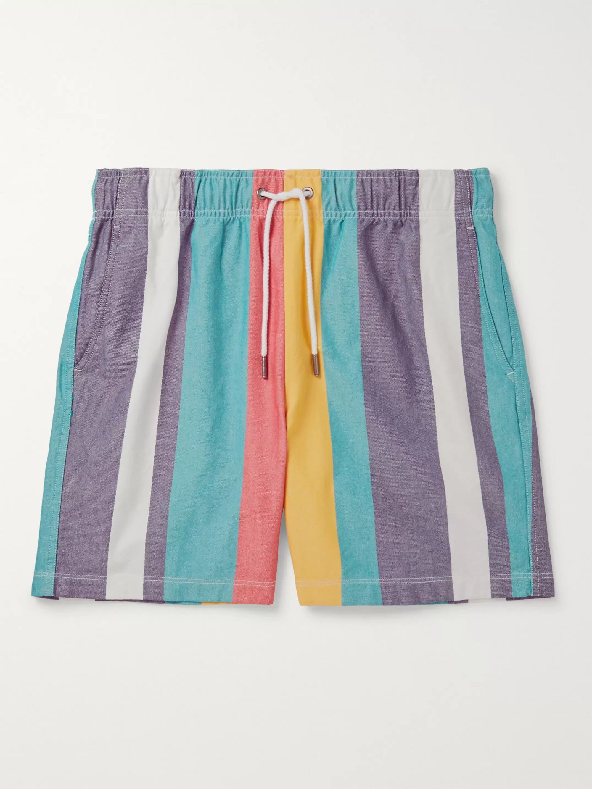 Striped Cotton Oxford Drawstring Shorts | Mr Porter (US & CA)