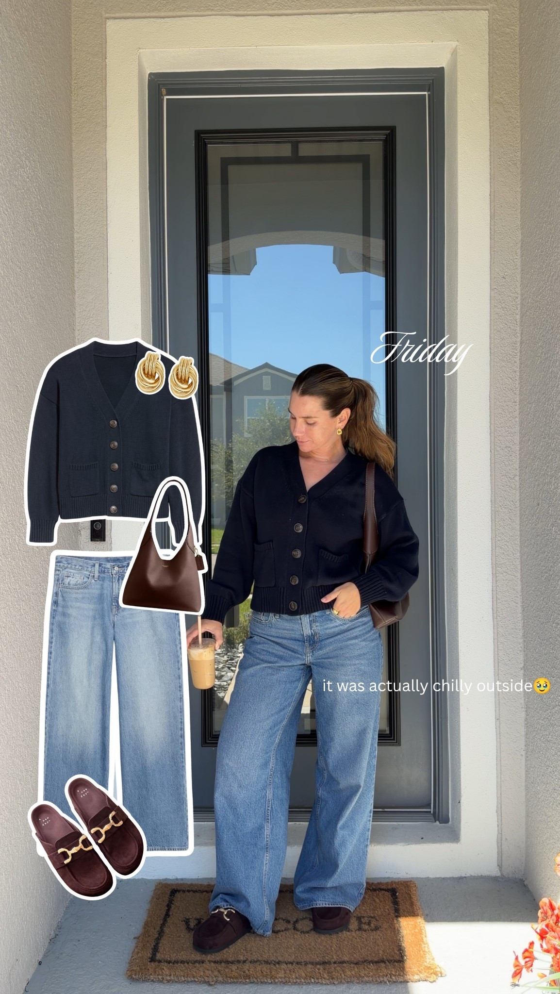 Medium cardi, size 6 jeans

#LTKootd #LTKmomlife #LTKSaleAlert