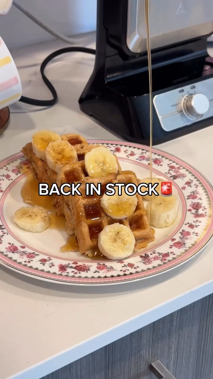 The best Belgian waffle maker is on a flash sale! Grab it before it sells out again!🧇💖✨ It’s linked on my LTK and my Amazon storefront😇

#waffles #wafflemaker #belgianwaffle #kitchenessentials #amazonfinds

#LTKHome #LTKfoodie #LTKmorningroutine