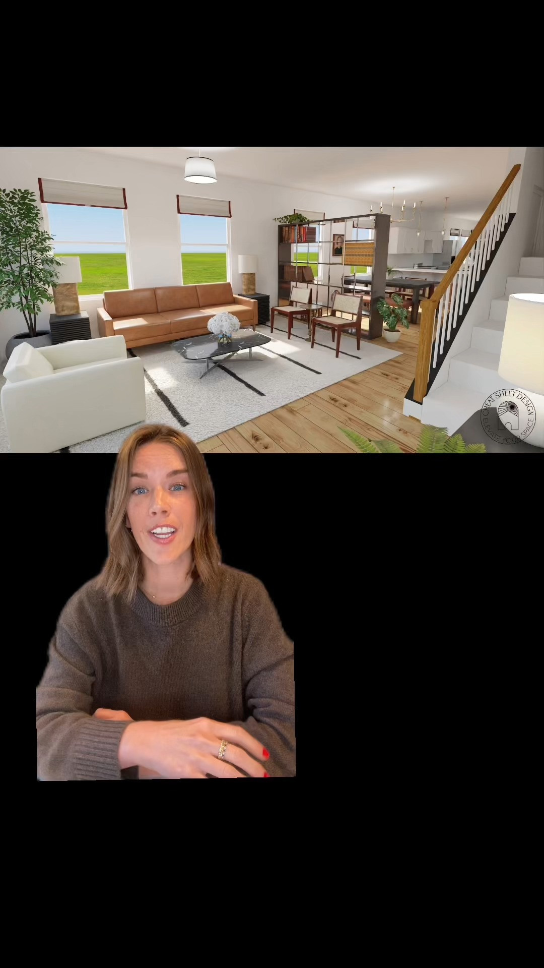 Create distinctive spaces without construction with a freestanding bookcase as a false wall. #spaceplanning #openconcept #townhome #bookcase 

 #LTKWatchNow #LTKHome #LTKStyleTip