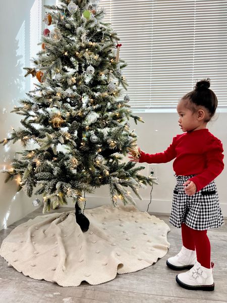 #walmartpartner Messing with the ornaments on the Christmas tree but in ✨style✨ 
This outfit is a three piece from Walmart and the star boots are the star of this show 💫
@walmartfashion
#walmartfashion



#LTKfamily #LTKSeasonal #LTKkids