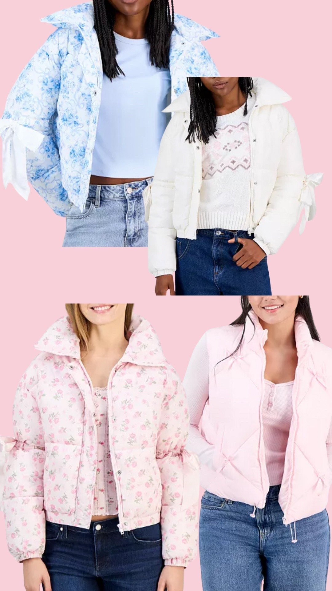 SALE🚨Puffer Pink Bow Coat 🎀 Puffer Blue bow Coat 

#LTKGiftGuide #LTKStyleTip