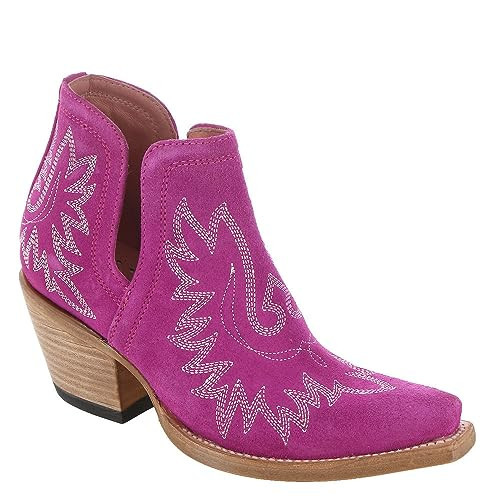ARIAT Women's Dixon Western Boot - Haute Pink Suede, 7 Medium | Amazon (US)