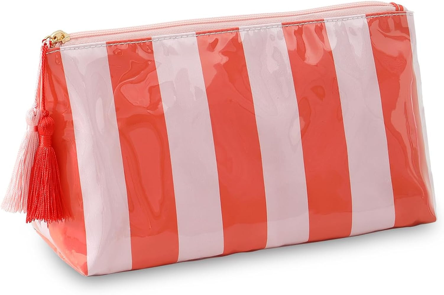 DYSHAYEN Makeup Bags for Purse,Small Clear Coated Cosmetic Bags for Women Girls, Waterproof Trave... | Amazon (US)