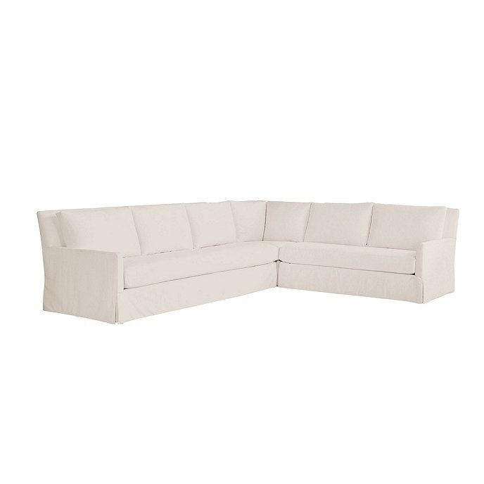 Suzanne Kasler Mathes Custom Upholstered 3 Piece Sectional Sofa | Ballard Designs, Inc.