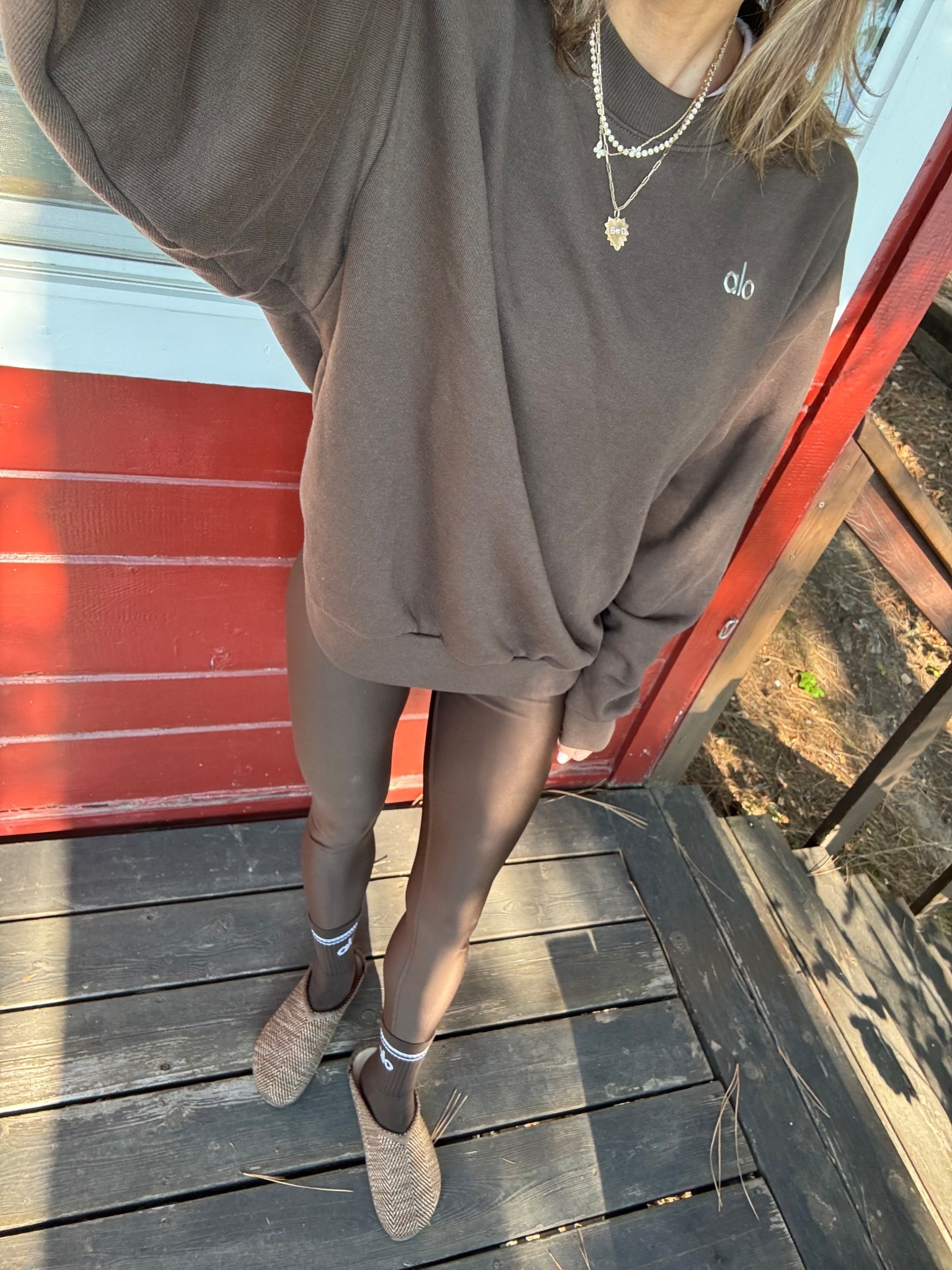 Alo espresso brown set 