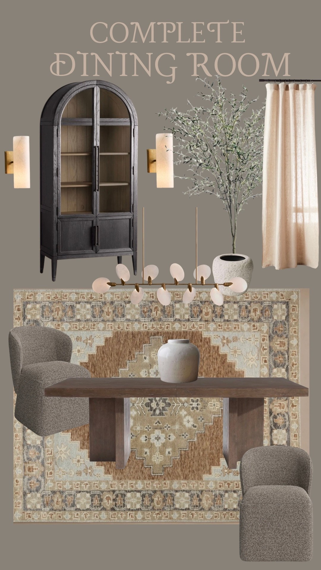 Complete dining room design 🤍

#homedesign
#diningroom
#cozy

#LTKHome