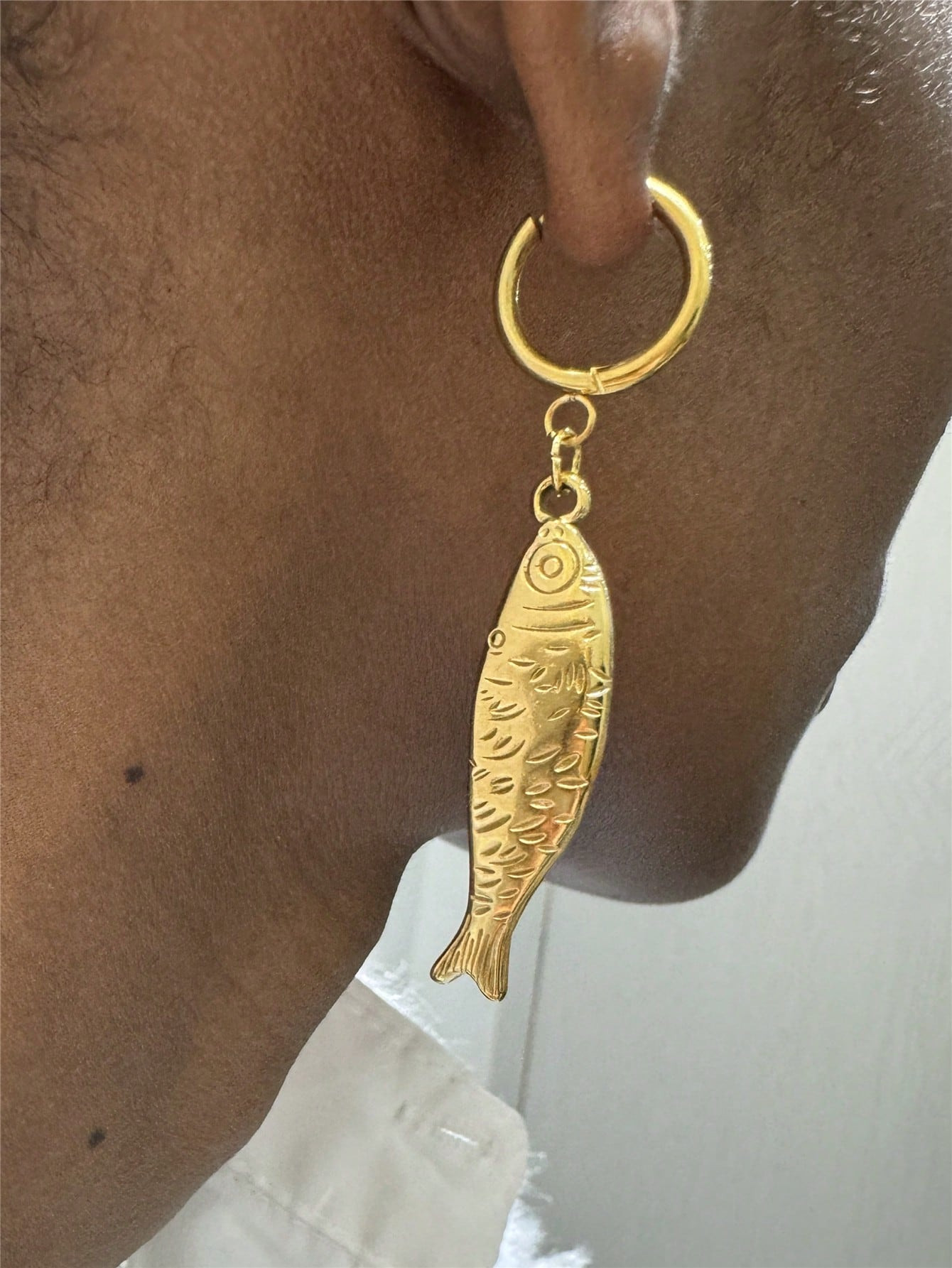 Metal Fish, Starfish, Shell, Seashell Pendant Earrings, Minimalistic Luxury Casual Style | SHEIN