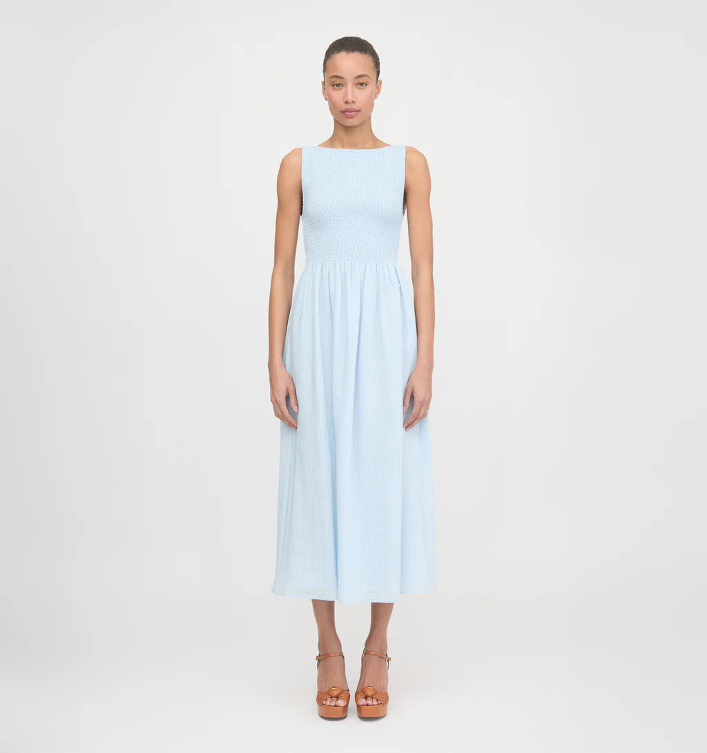 The Cosima Nap Dress - Pale Blue | Hill House Home US