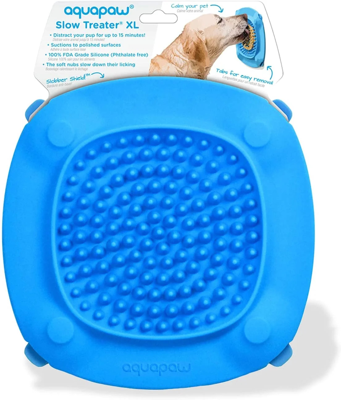 Aquapaw XL Slow Treater Treat-Dispensing Licky Mat – Puzzle Feeder Toy/Licking Pad for Dogs & O... | Walmart (US)