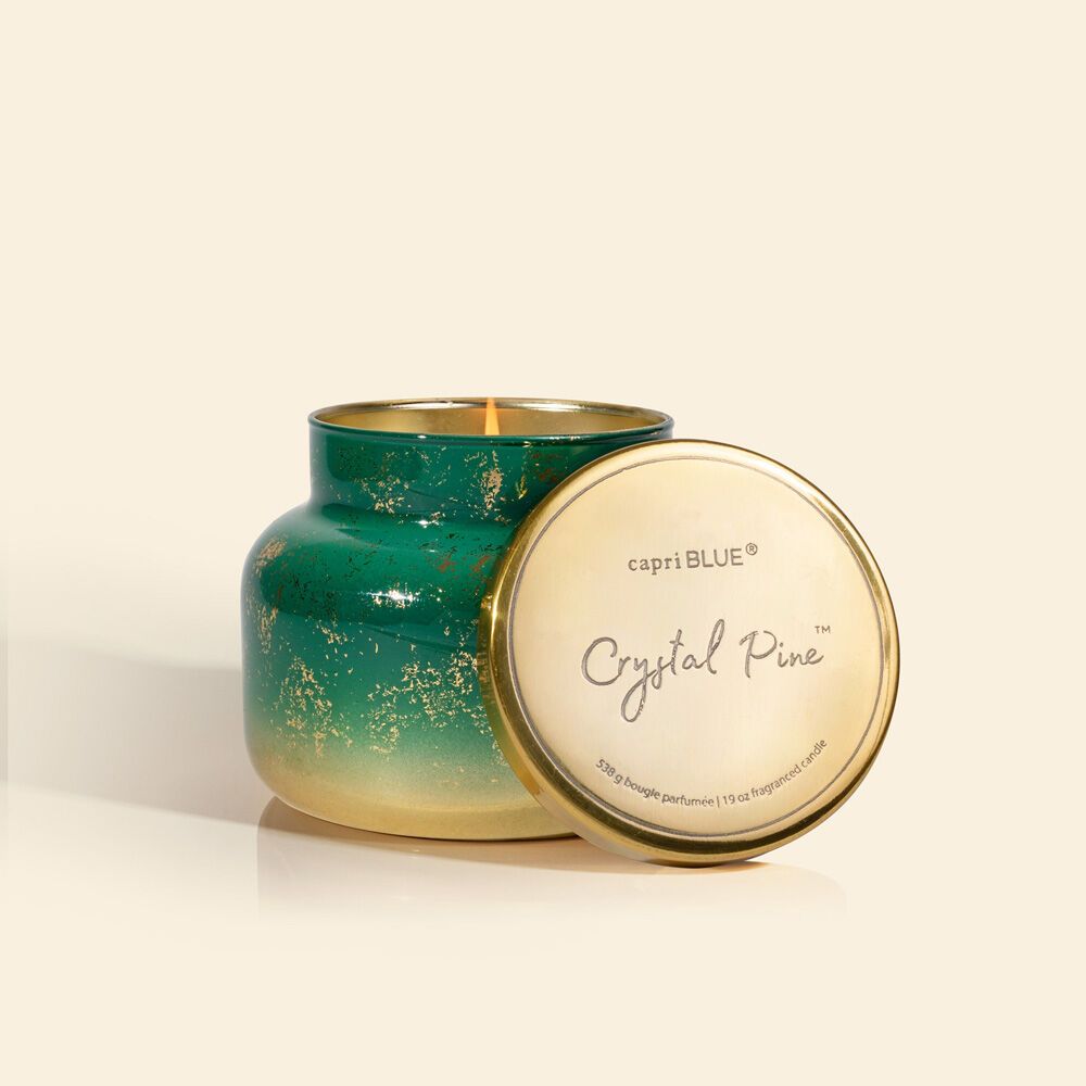 Buy Crystal Pine Glimmer Signature Jar, 19 oz for USD 34.00 | Capri Blue | Capri-Blue