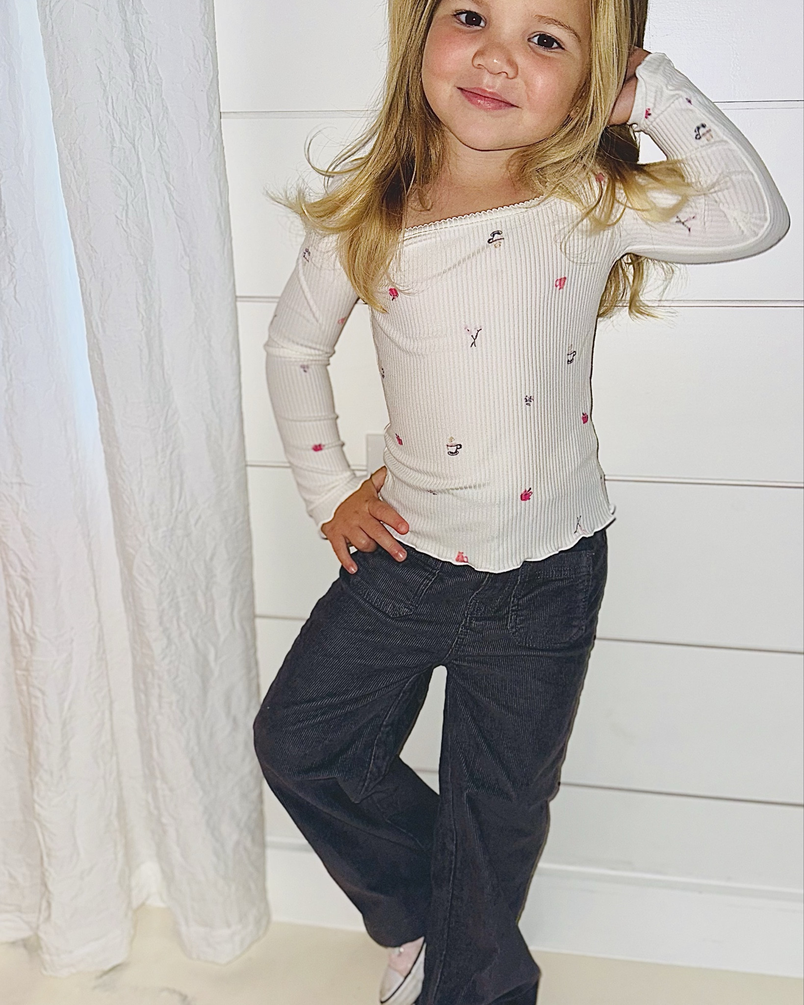 It’s alllllll about the details ☕️ #carters absolutely nailing it again! The cutest little outfit and this square neckline top is soooo soft and flattering! The corduroy pants add to the detail of the ribbed top! I need the whole #ootd in my size! #carters #ootd #taytumscloset #carterskids #girlsclothes #toddler #girls 

#LTKKids #LTKootd #LTKStyleTip
