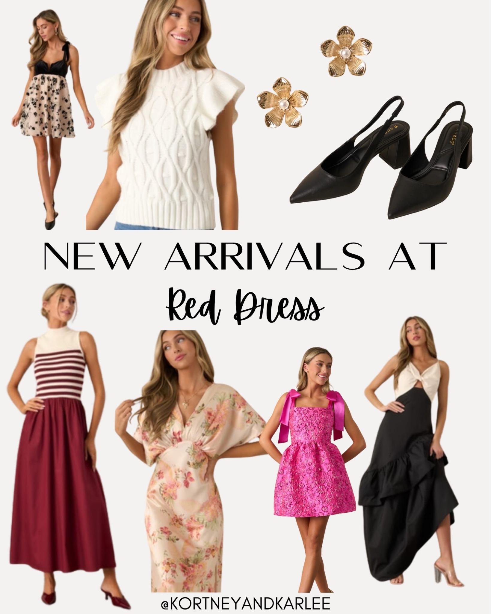 New Arrivals at Red Dress!

Kortney and Karlee | #kortneyandkarlee 

#LTKfindsunder50 #LTKfindsunder100 #LTKstyletip