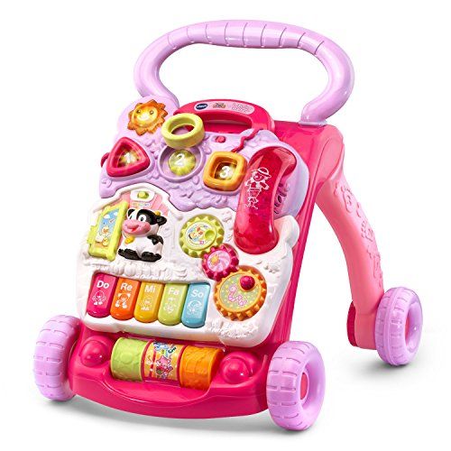 VTech Sit-to-Stand Learning Walker (Frustration Free Packaging), Pink - Walmart.com | Walmart (US)