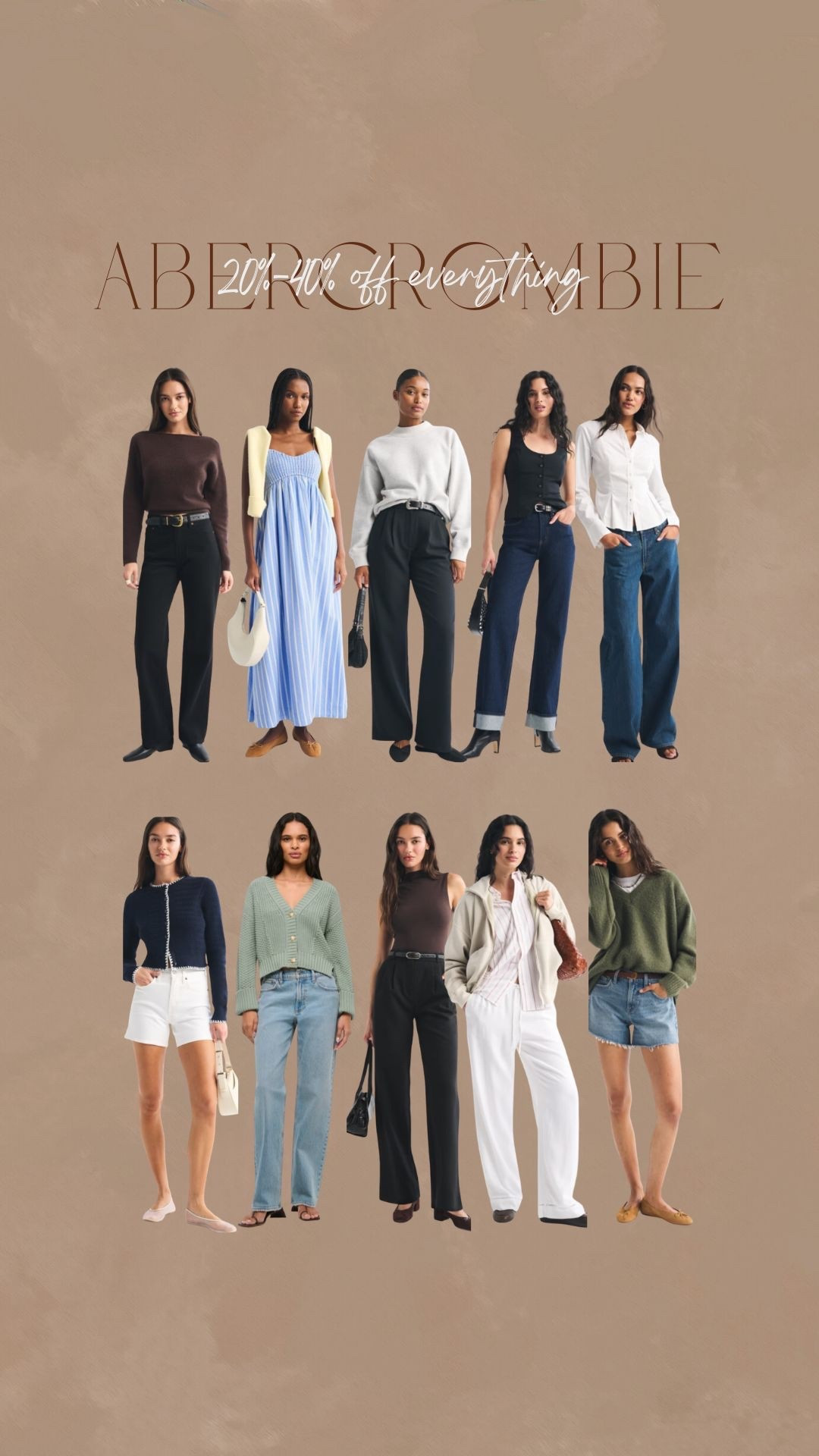 Abercrombie closet sale! 20%-40% off sale!Stackable code: SUITEAF for an extra 15% off!

#LTKPetite #LTKootd #LTKSaleAlert