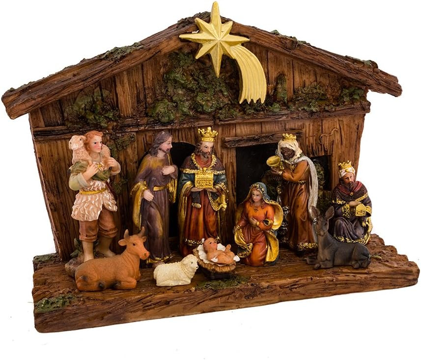 Kurt Adler 11-Piece Nativity Set | Amazon (US)