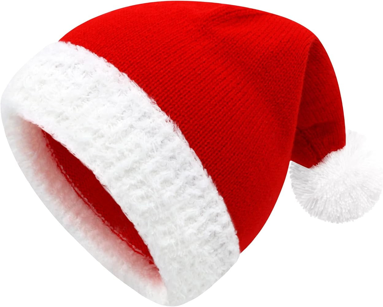 Olreco Baby Santa Hat Baby Christmas Hat Knit Infant Santa Hat for Baby Toddler Unisex Christmas ... | Amazon (US)