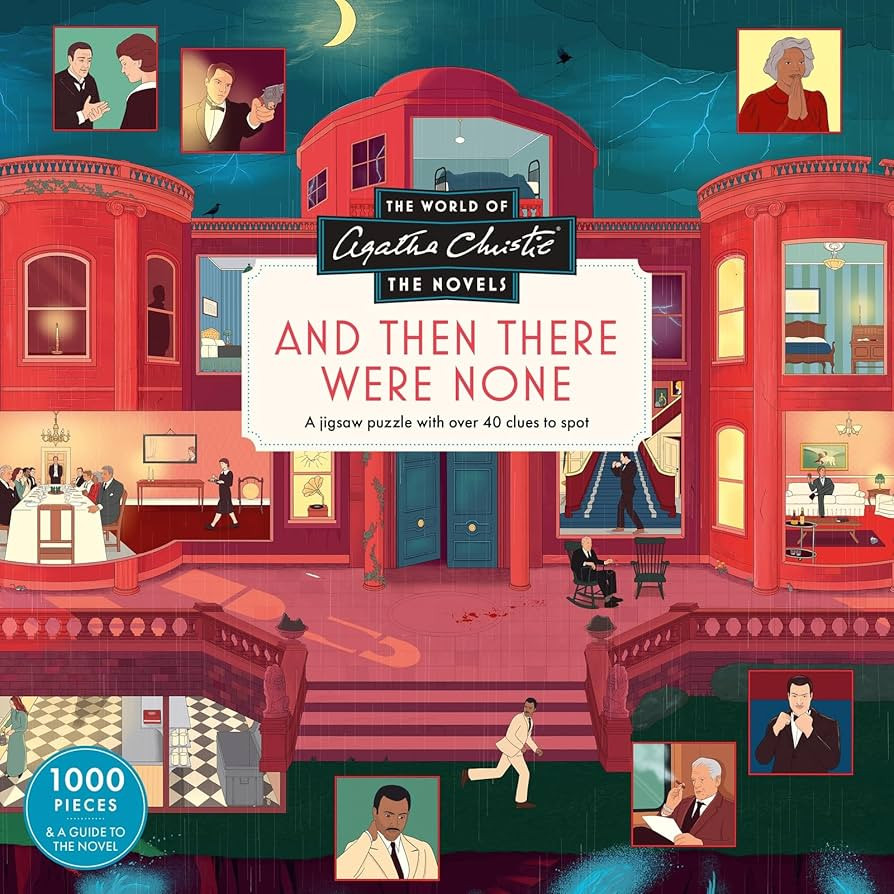 The World of Agatha Christie: and Then There were None: A 1000-piece Jigsaw Puzzle Illustrated by... | Amazon (US)