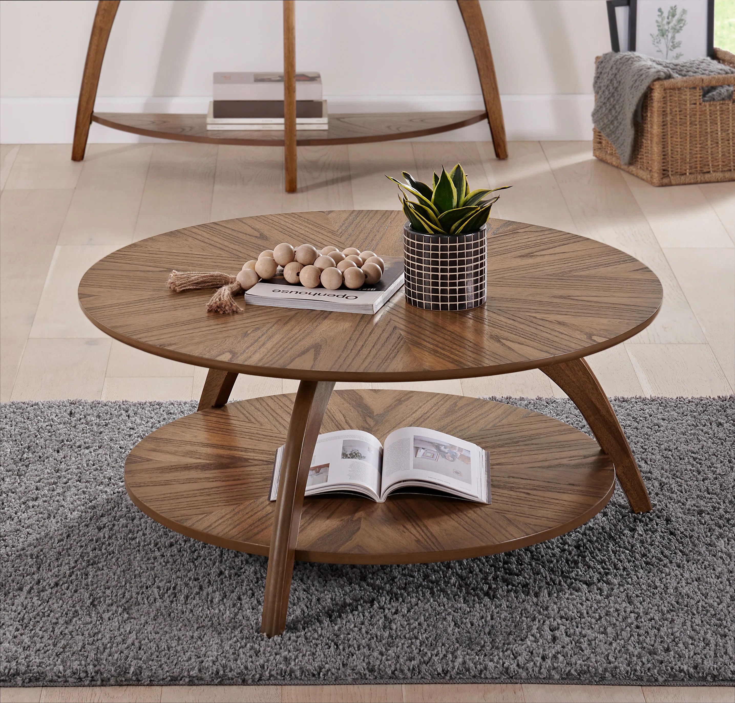 Wade Logan® Atreu Wood Coffee Table with Storage & Reviews | Wayfair | Wayfair North America