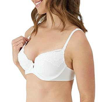 Maidenform Women's Comfort Devotion Your Lift Underwire Bra With Lace Trim, Convertible Straps | Amazon (US)