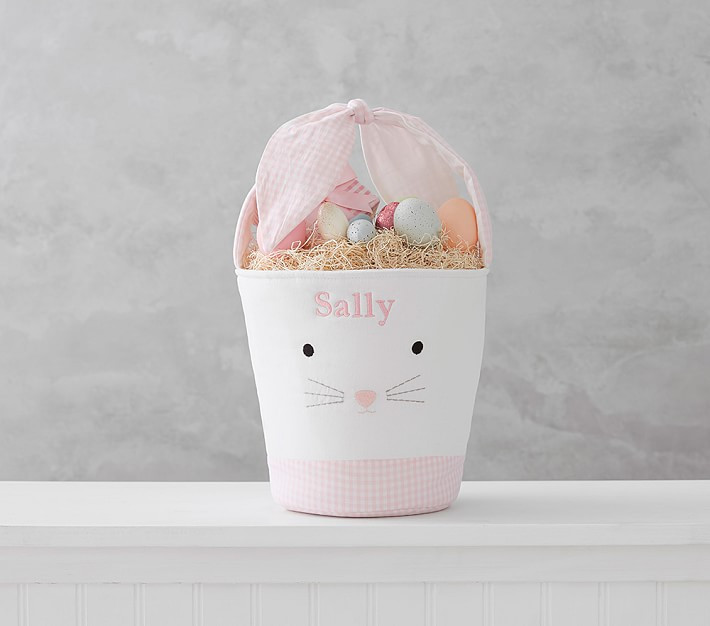 Tie-Ear Bunny Easter Treat Buckets | Pottery Barn Kids