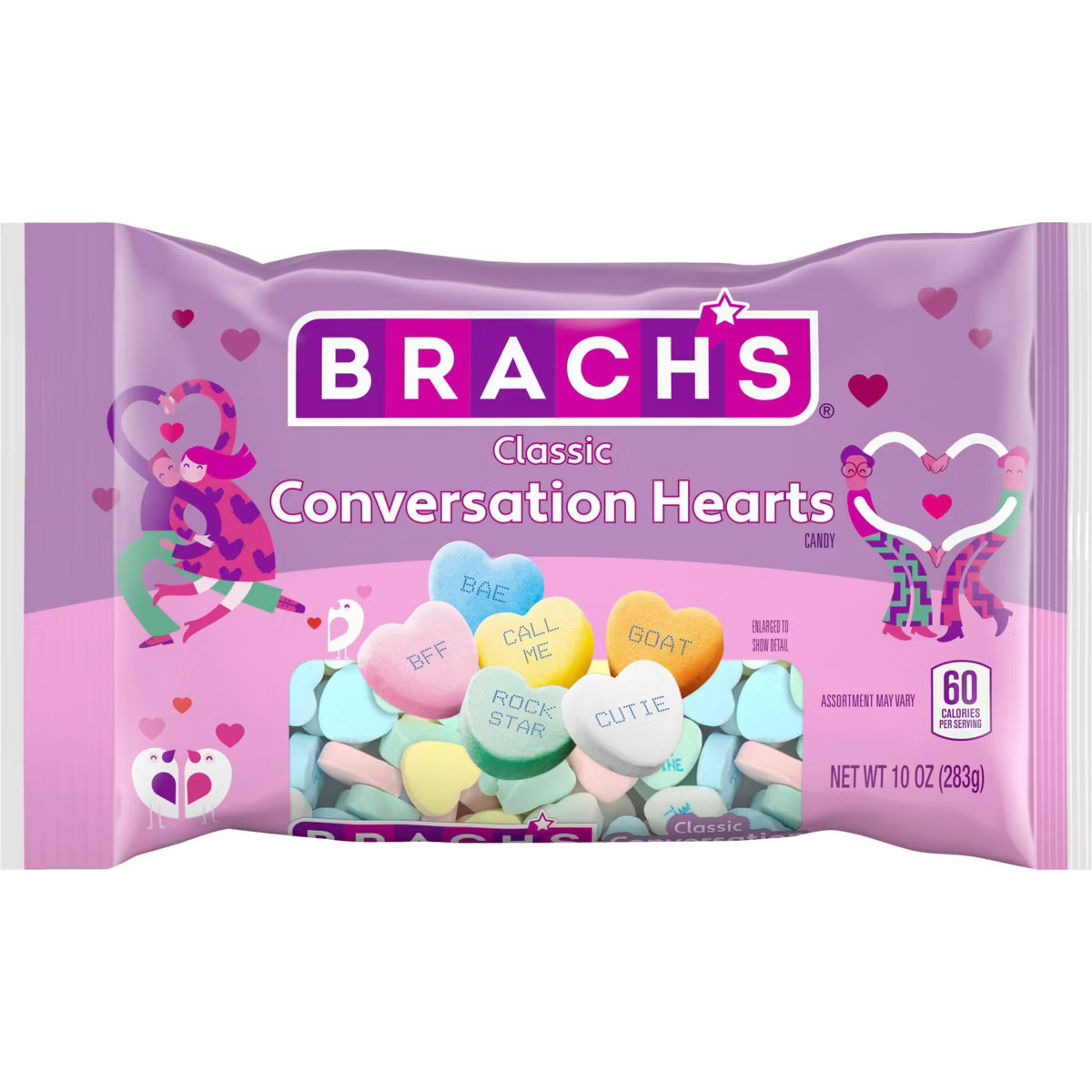 Brach's Valentine's Classic Conversation Hearts Candy - 10oz | Target