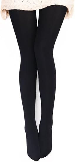 VERO MONTE Womens Opaque Fleece Lined Tights Colorful Warm Winter Thermal Tights | Amazon (US)