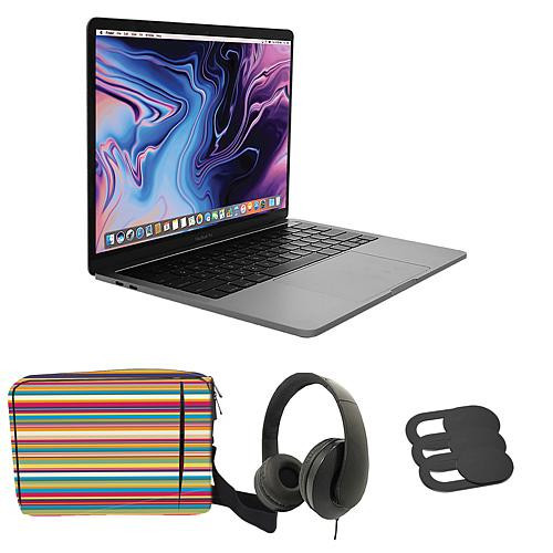 Refurbished Apple Macbook Pro 13"" M2 512GB Bundle - Gray/Stripe | HSN