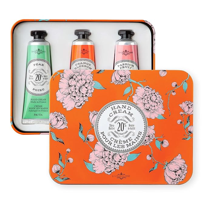 La Chatelaine Hand Cream Trio Tin Gift Set | Plant-Based | Made in France with 20% Organic Shea B... | Amazon (US)
