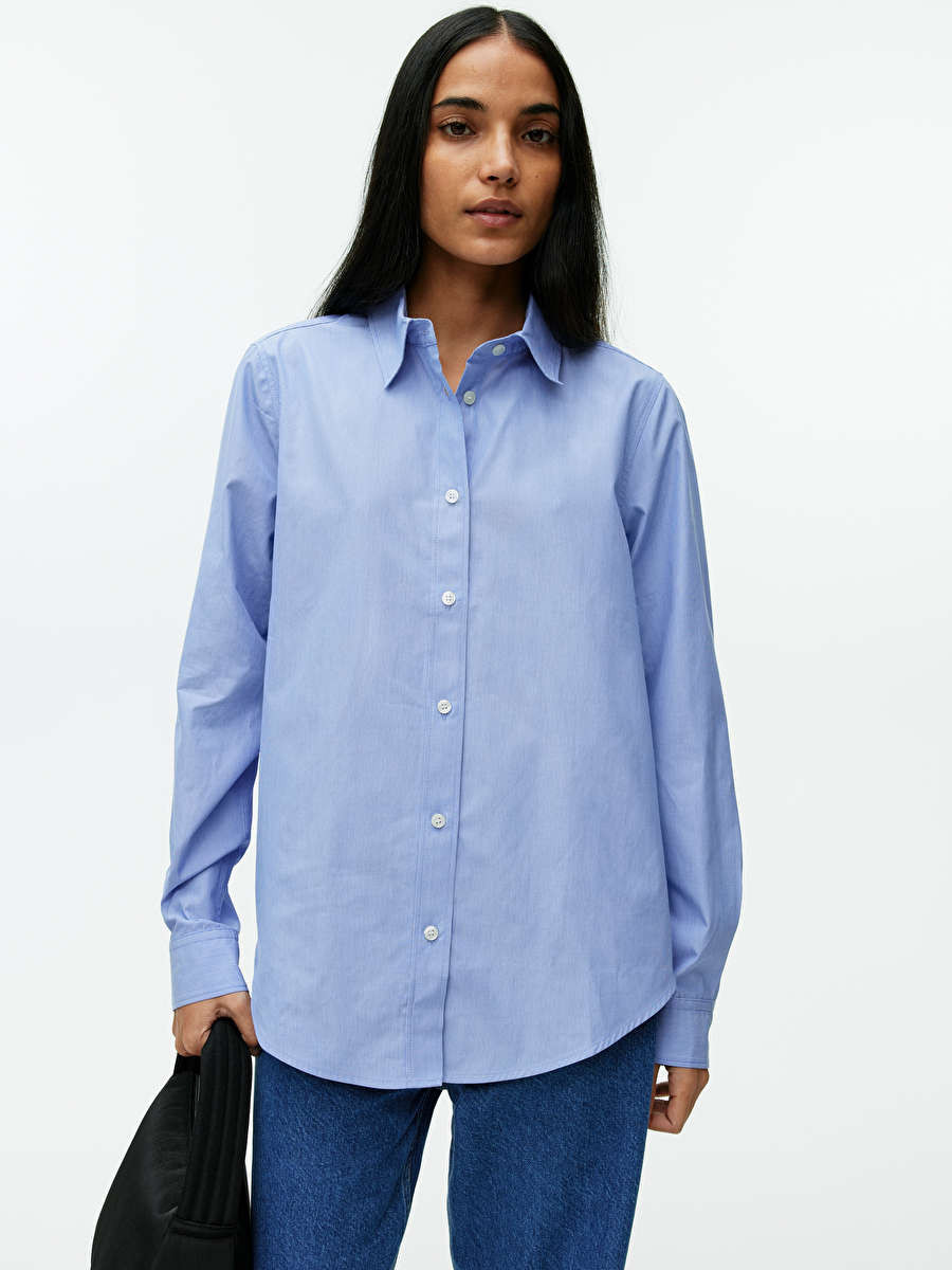 Straight Cut Poplin Shirt | ARKET (US&UK)
