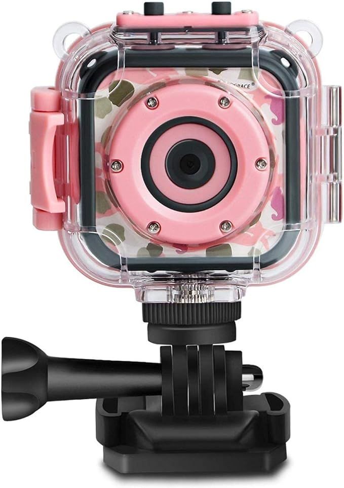 PROGRACE Children Kids Camera Waterproof Digital Video Camera HD Underwater Camera for Kids 1080P... | Amazon (US)