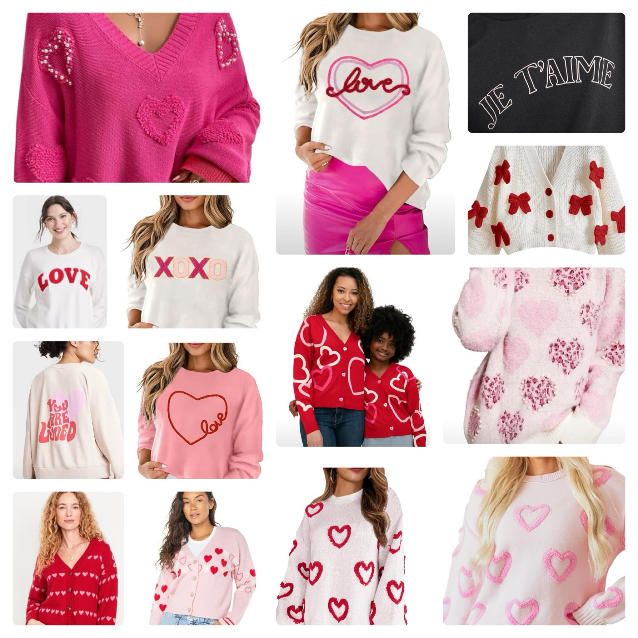 I love ❤️ all the cute Valentines sweaters and sweatshirts available this year. It’s going to be so hard to pick just one!  (Ok - maybe two!)
Which ones are your favorites?


#whattowearforvalentinesday #valentinesoutfits #galentines 


#LTKStyleTip #LTKSeasonal #LTKParties