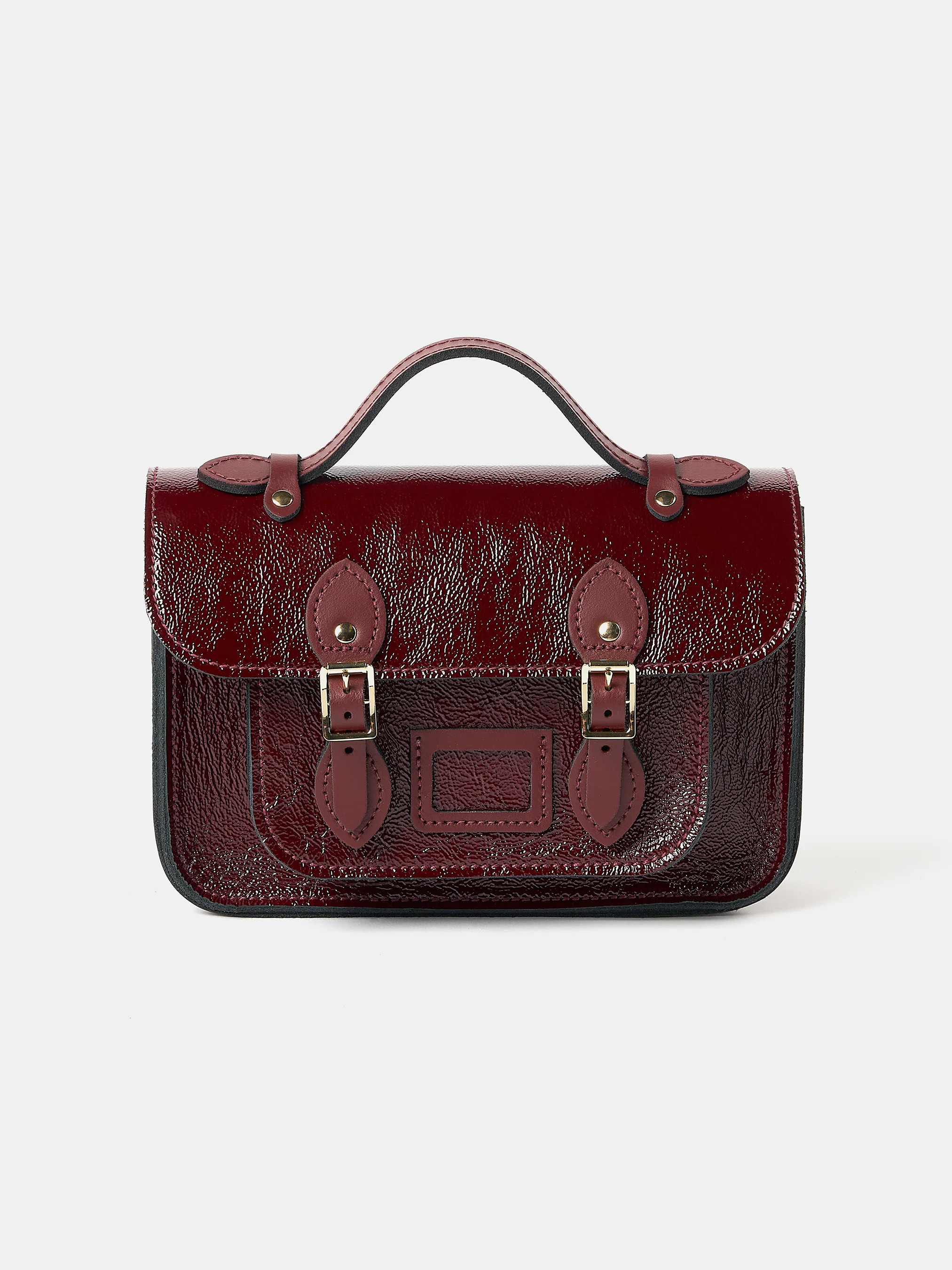 The Mini - Oxblood Patent | The Cambridge Satchel Company