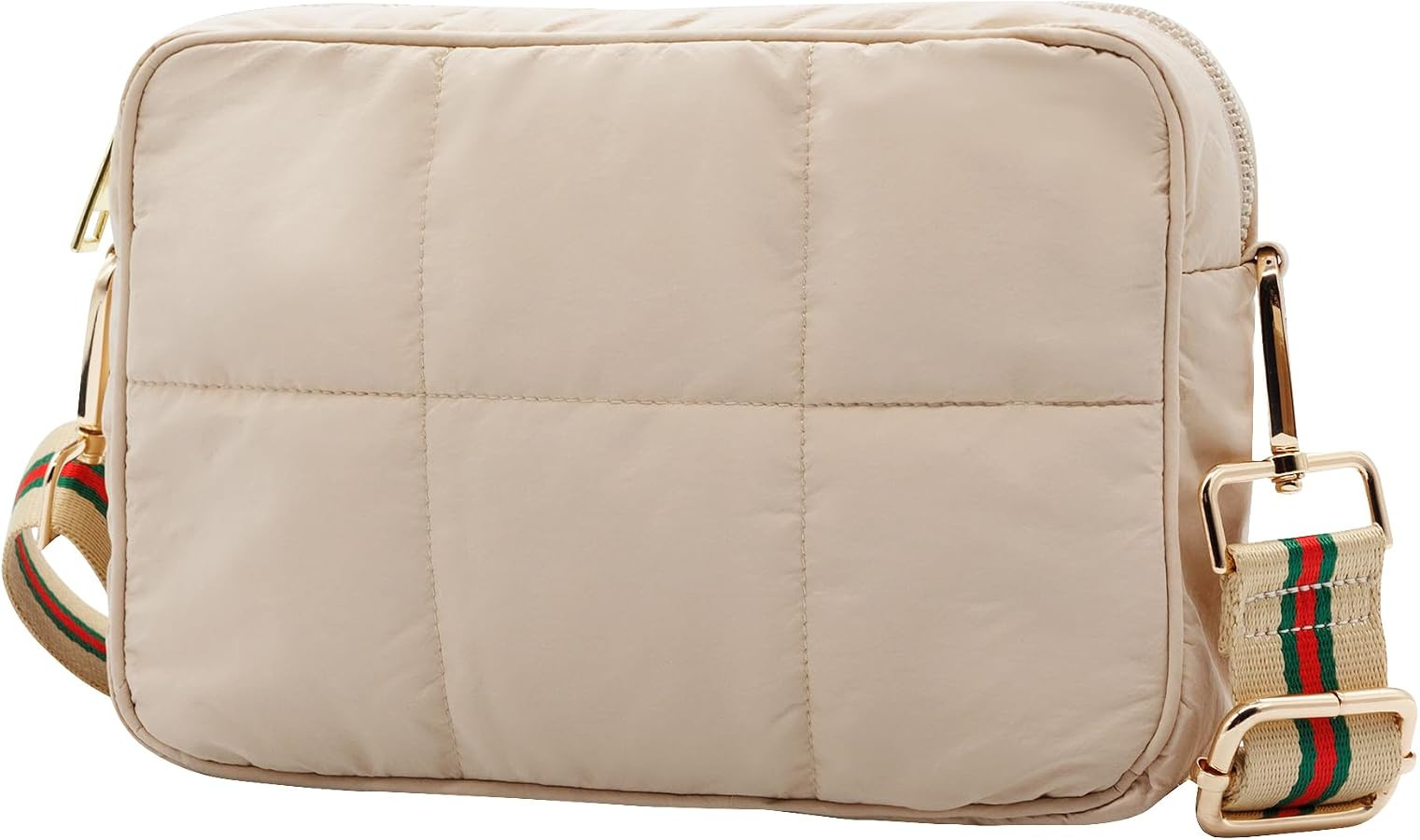 NAARIIAN Crossbody Bags for Women Small Puffy Quilted Purses Shoulder Handbags Adjustable strap C... | Amazon (US)